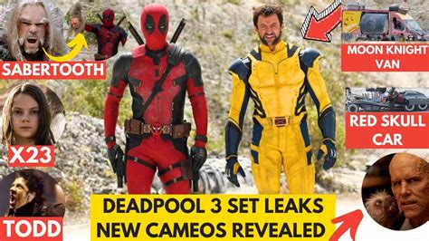 deadpool trailer leak|Deadpool 3 set photos reveal massive spoilers and Easter eggs